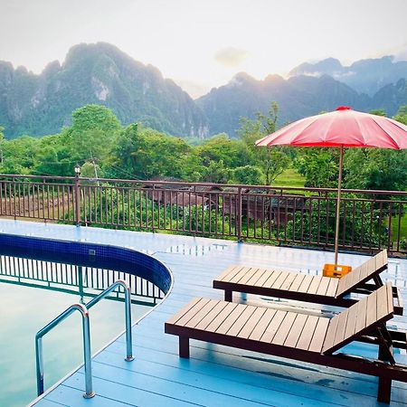 Happy Riverview Hotel Vang Vieng Exterior foto