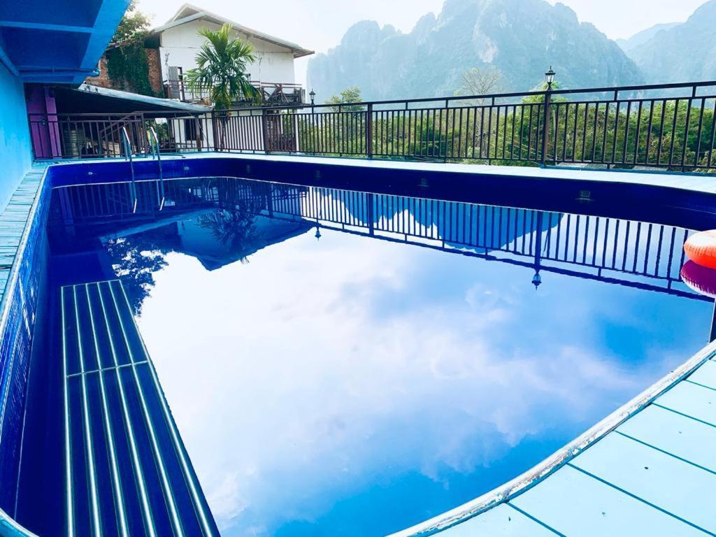Happy Riverview Hotel Vang Vieng Exterior foto
