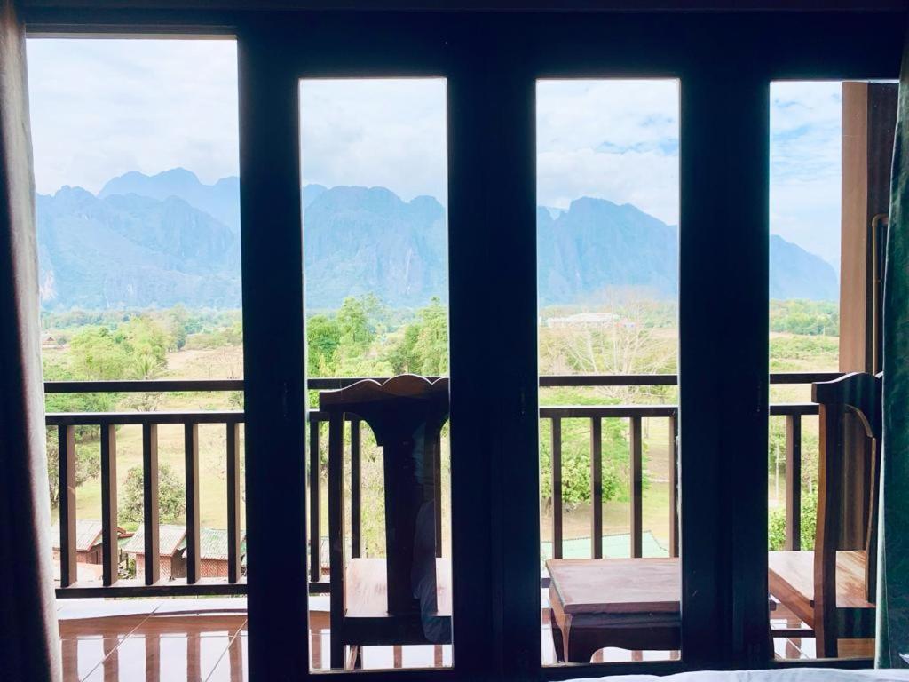 Happy Riverview Hotel Vang Vieng Exterior foto