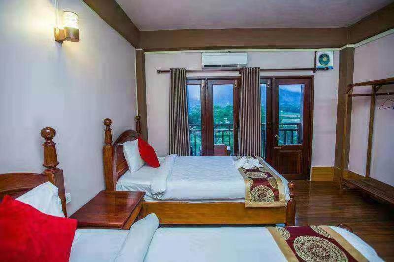 Happy Riverview Hotel Vang Vieng Exterior foto