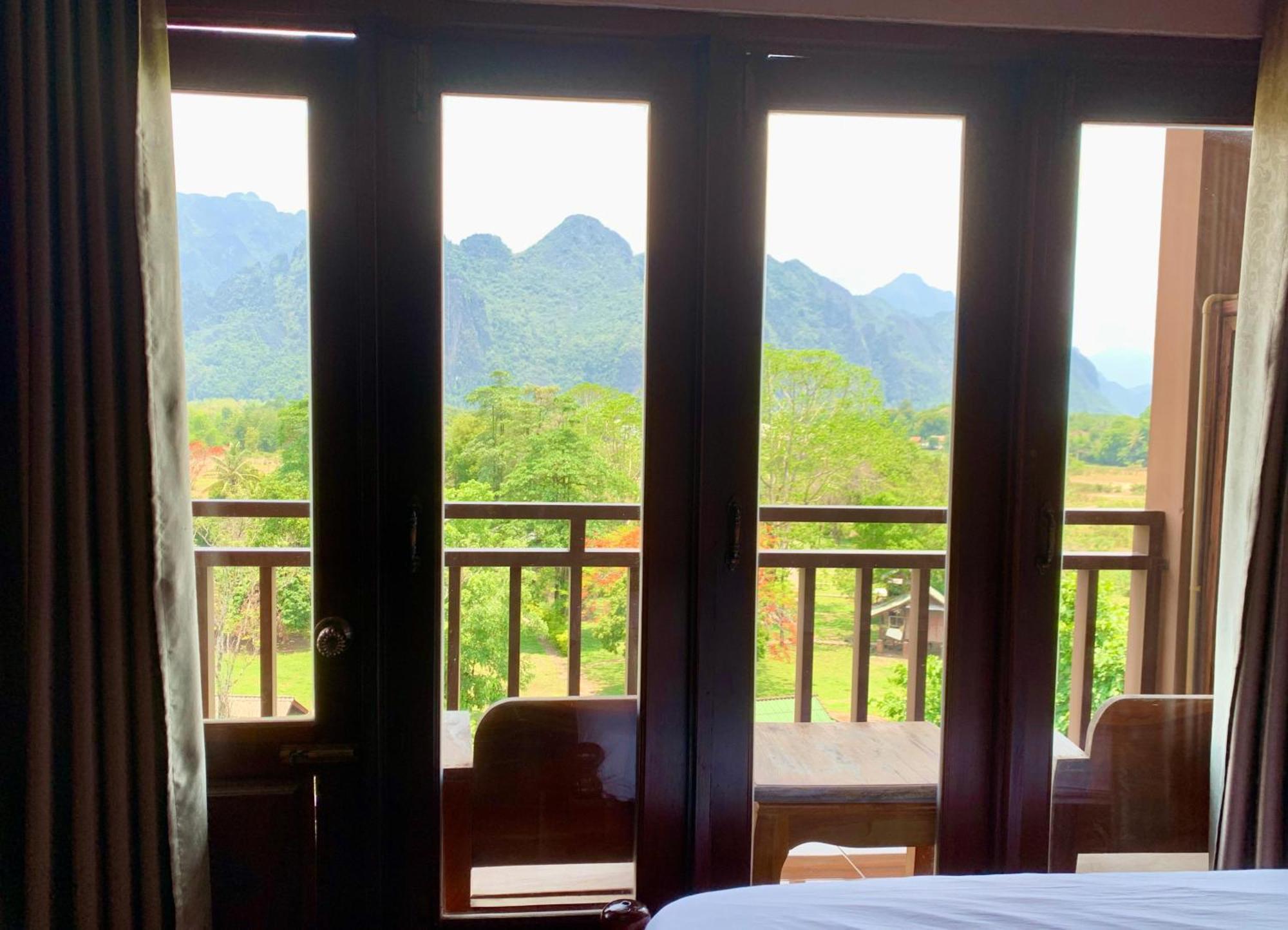 Happy Riverview Hotel Vang Vieng Exterior foto