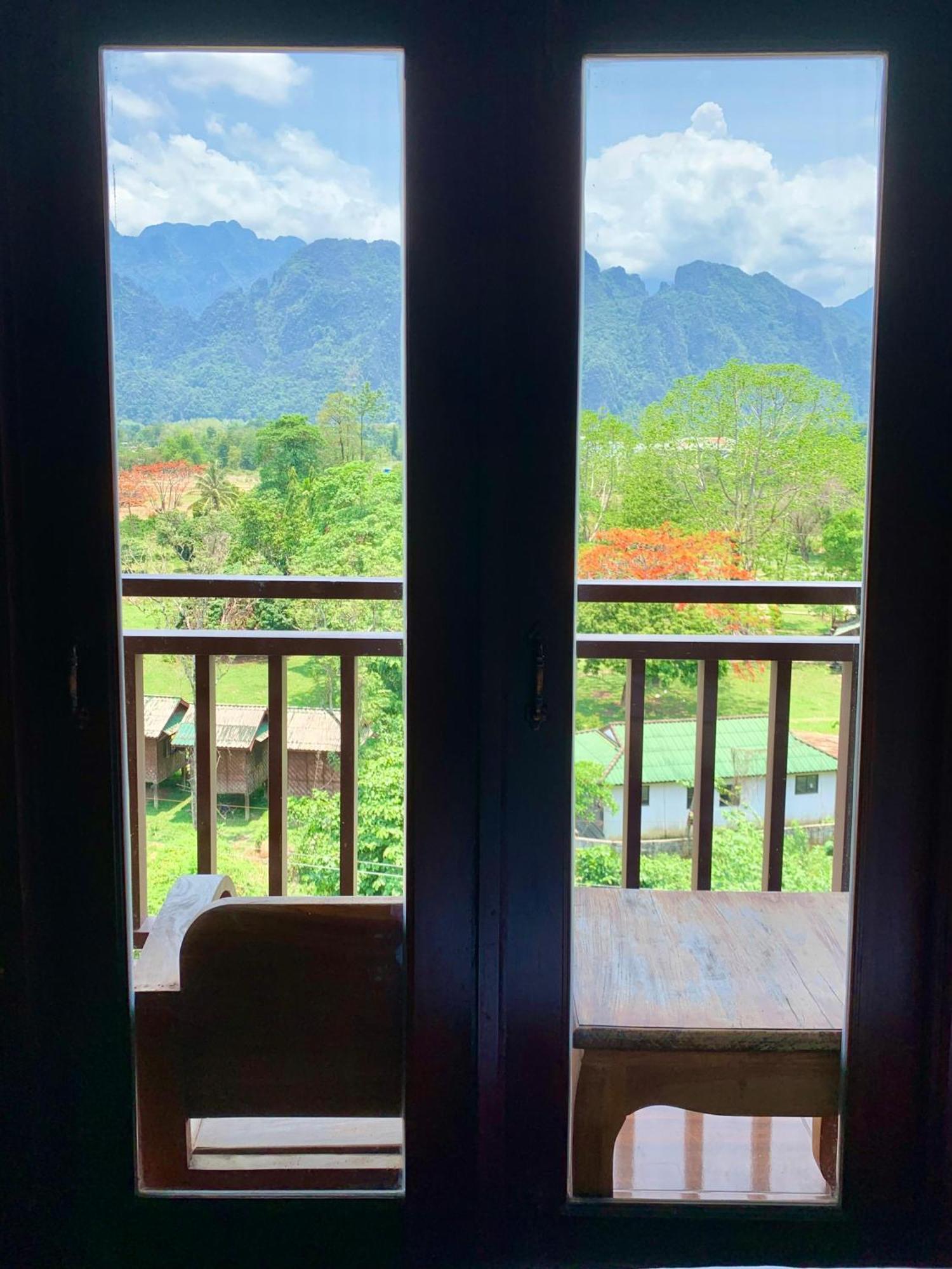 Happy Riverview Hotel Vang Vieng Exterior foto