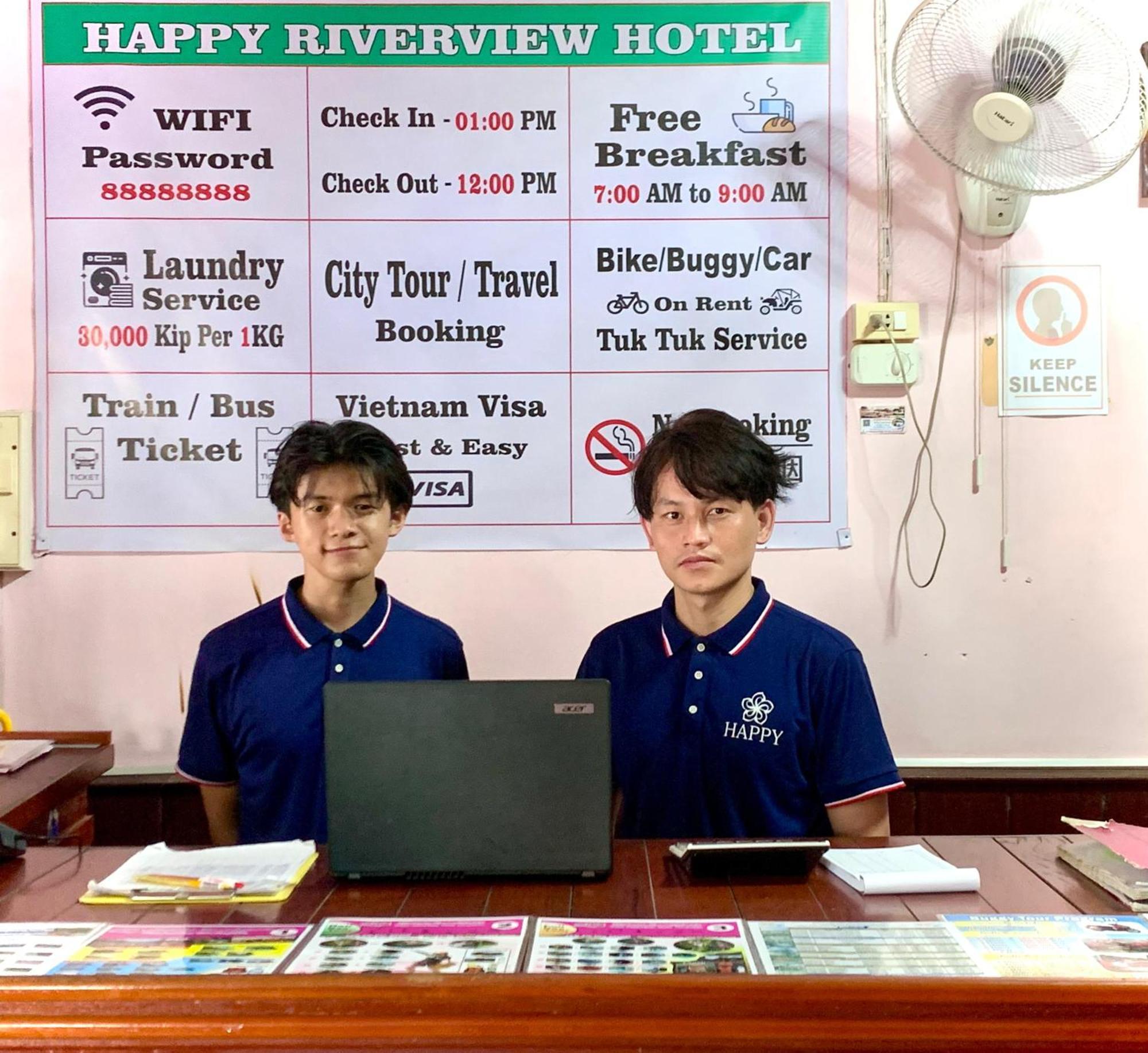 Happy Riverview Hotel Vang Vieng Exterior foto